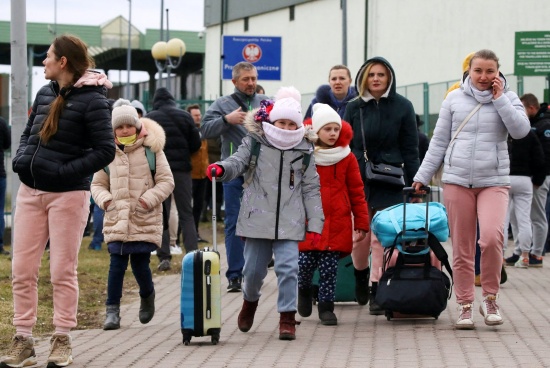 自俄烏戰爭爆發以來 約有10萬烏克蘭人進入波蘭