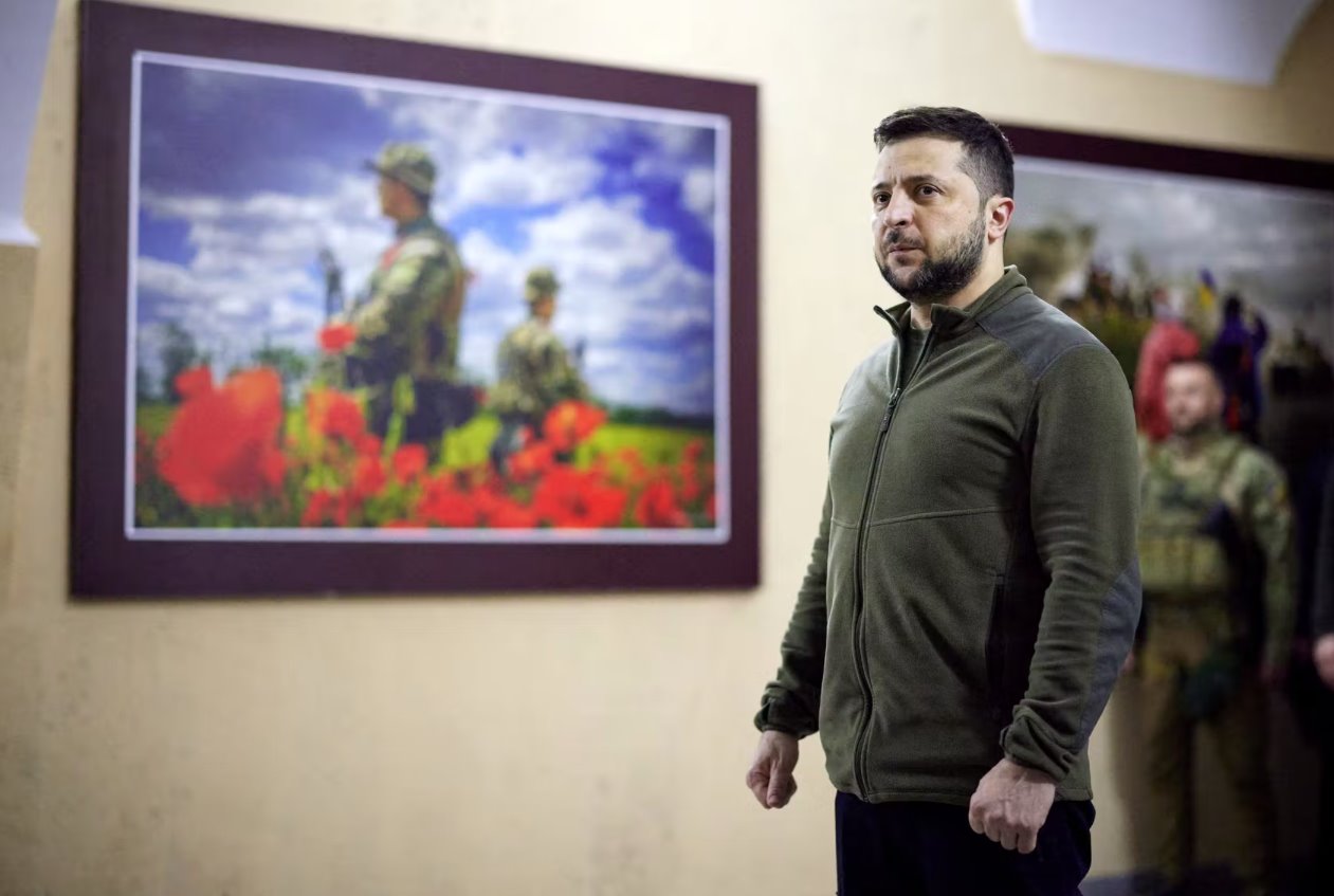 烏克蘭總統澤連斯基要求西方國家提供武器 問他們是否害怕俄羅斯