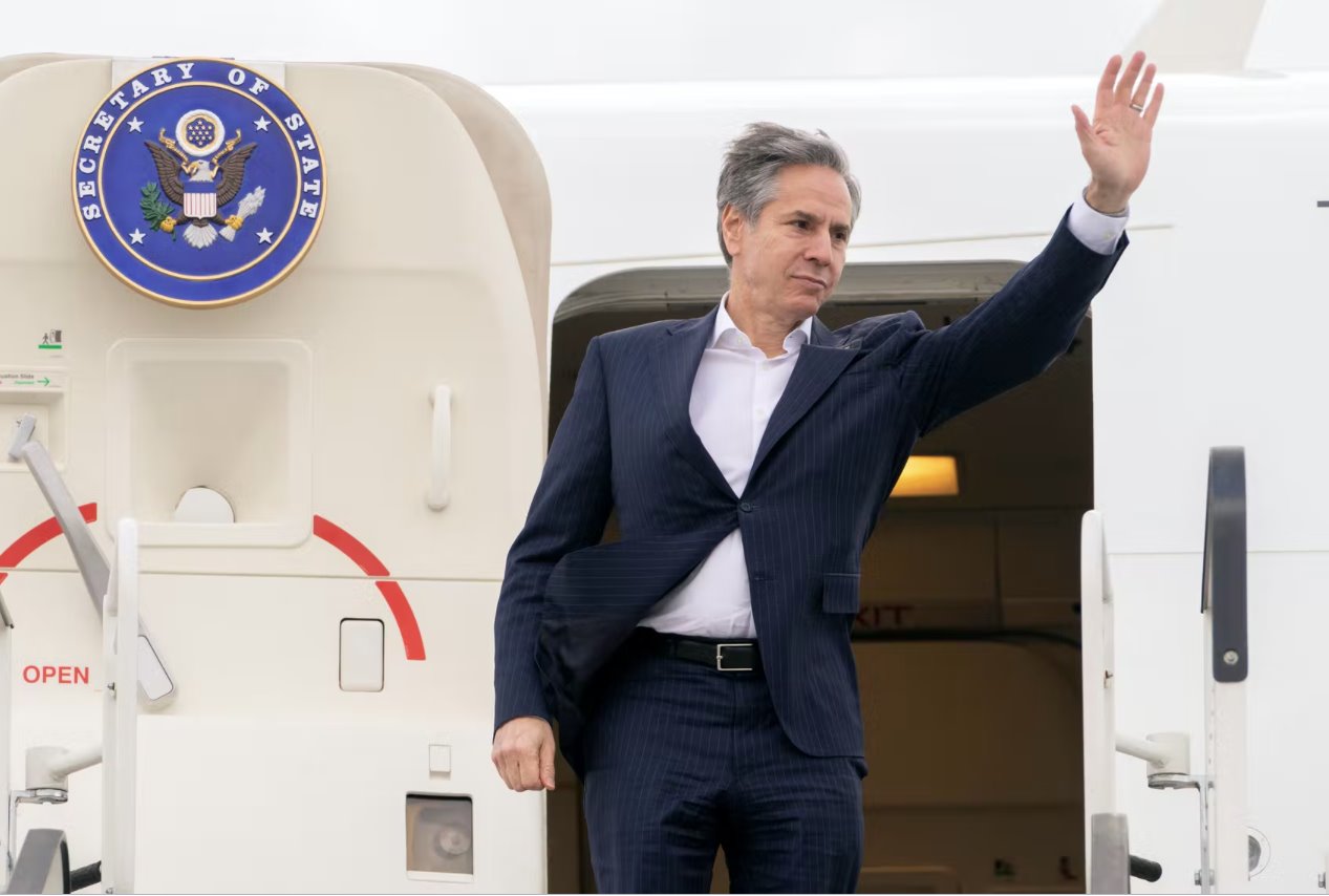 美國國務卿安東尼·布林肯飛往以色列與4個阿拉伯國家舉行峰會