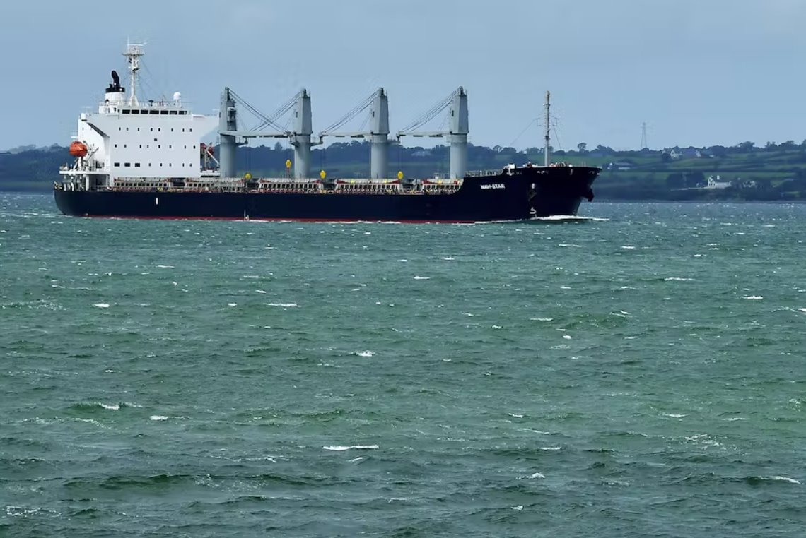 根據糧食出口協議 約有72萬噸糧食離開烏克蘭