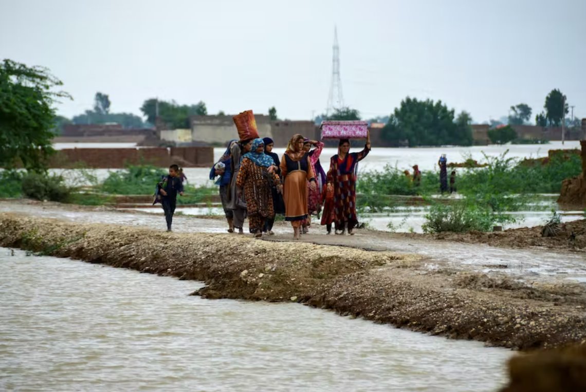 巴基斯坦洪水俾路支省的通訊線路中斷