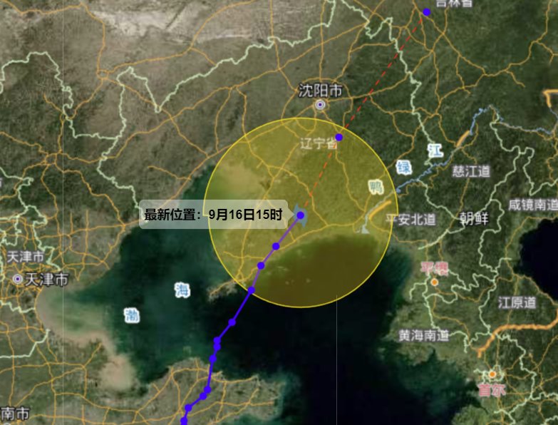 “梅花”為本世紀首個登陸遼寧臺風