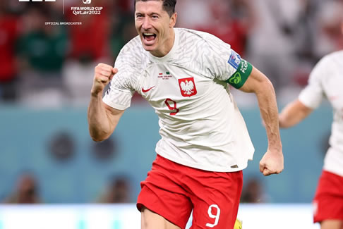 萊萬斬獲世界杯賽場個人首粒進球