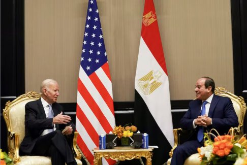 拜登在與埃及塞西的會談中提出人權問題