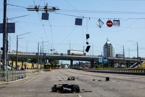 俄羅斯對烏克蘭基輔發動大規模轟炸