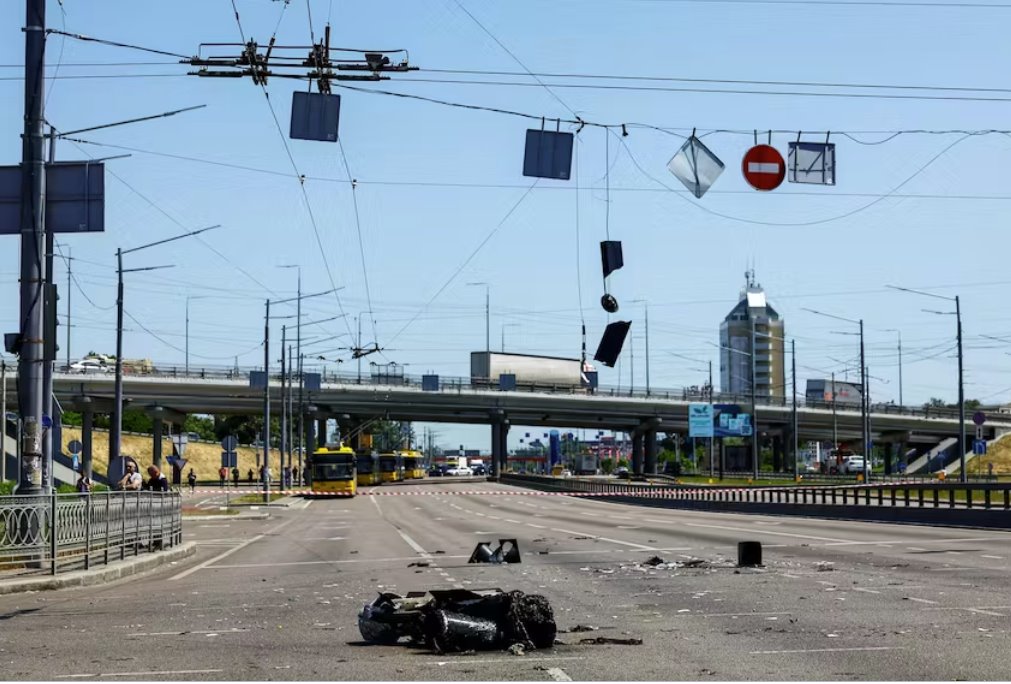 俄羅斯對烏克蘭基輔發動大規模轟炸