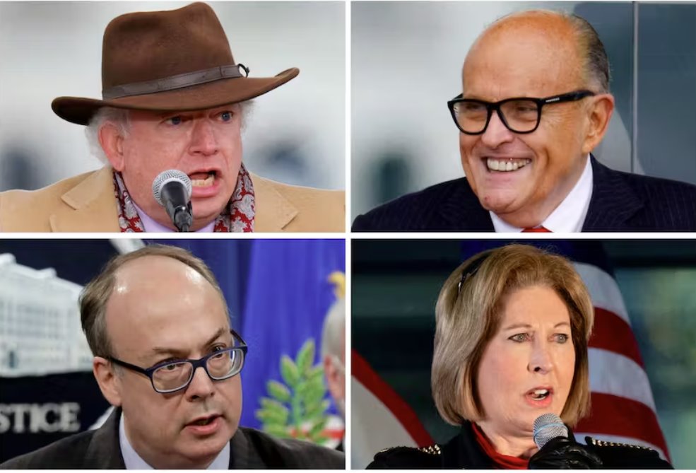 誰是在佐治亞州選舉計劃中被起訴的特朗普盟友?