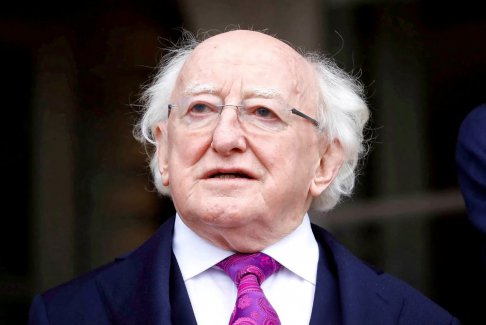 愛爾蘭總統希金斯確診