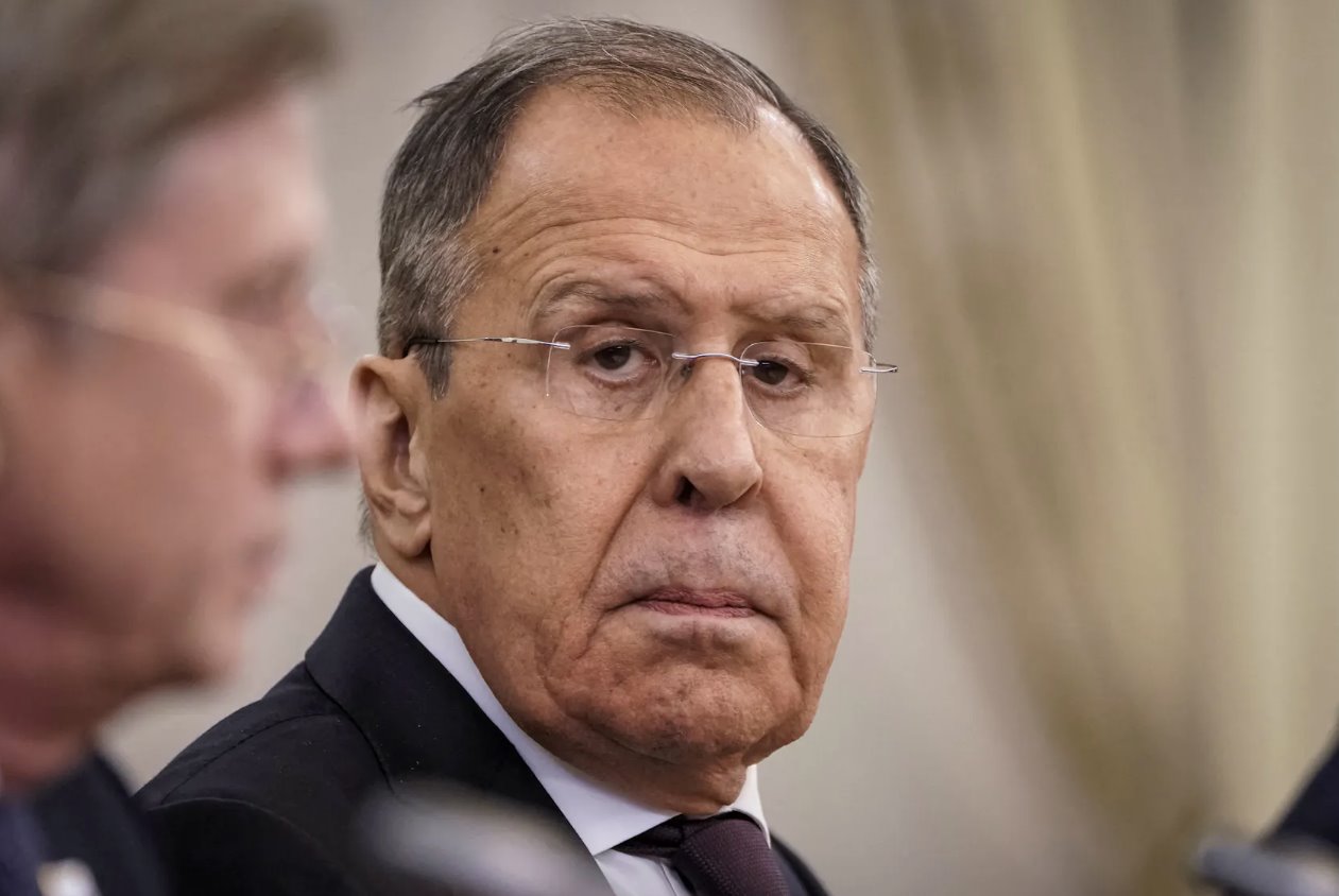 2023年11月9日,俄羅斯外交部長謝爾蓋·拉夫羅夫在哈薩克斯坦阿斯塔納參加俄羅斯-哈薩克斯坦會談。