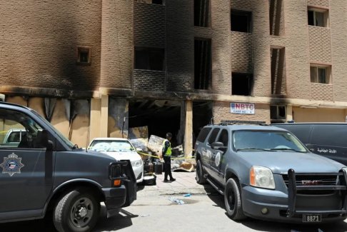 科威特一住宅樓發生火災49人死亡