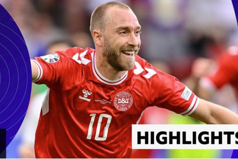 歐洲杯小組賽丹麥和斯洛文尼亞的比賽1比1戰平