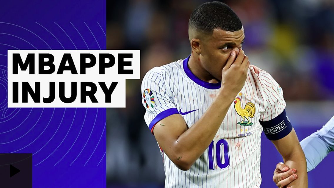 姆巴佩的夜晚以嚴(yán)重受傷和黃牌結(jié)束