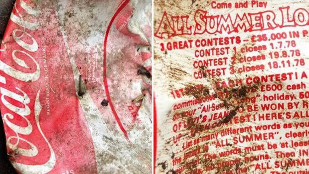 彼得伯勒垃圾協會撿到了一個1978年的可口可樂罐