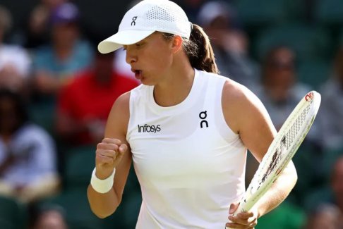 溫網頭號種子斯瓦泰克晉級第三輪