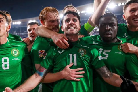 歐洲國家聯賽乙級聯賽芬蘭1-2愛爾蘭共和國