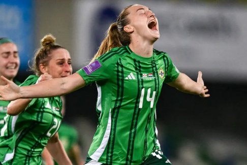 歐洲女足錦標賽資格賽北愛爾蘭1-0克羅地亞