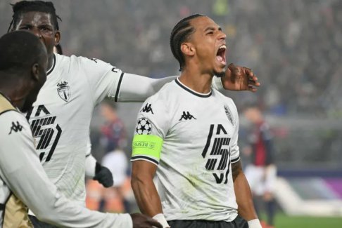 歐冠聯賽博洛尼亞0-1摩納哥