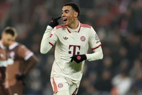 德甲聯賽圣保利0-1拜仁慕尼黑