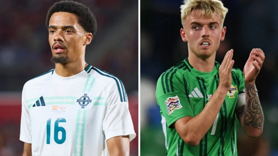 賈馬爾&middot;劉易斯和羅斯&middot;麥考斯蘭為北愛爾蘭隊(duì)效力