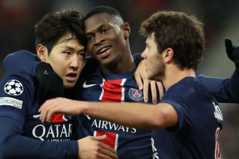 歐冠聯賽薩爾茨堡紅牛0-3巴黎圣日耳曼