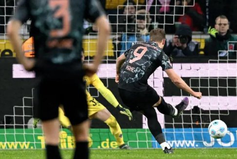 德甲聯賽門興格拉德巴赫0-1拜仁慕尼黑