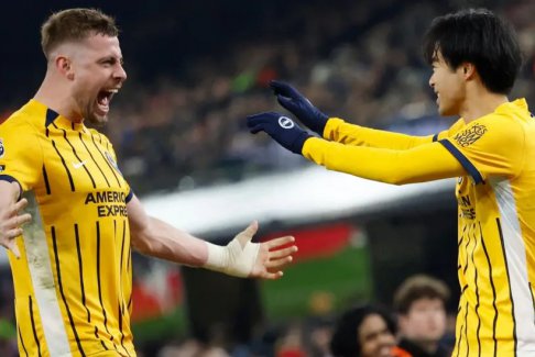 英超聯(lián)賽伊普斯威奇鎮(zhèn)0-2布萊頓