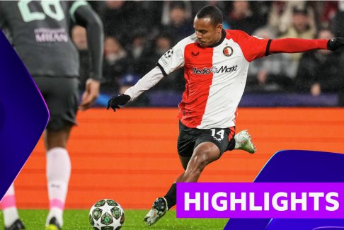 歐洲冠軍聯賽淘汰賽附加賽費耶諾德1比0AC米蘭