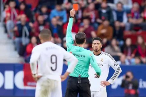 西班牙甲級聯賽奧薩蘇納1比1皇家馬德里