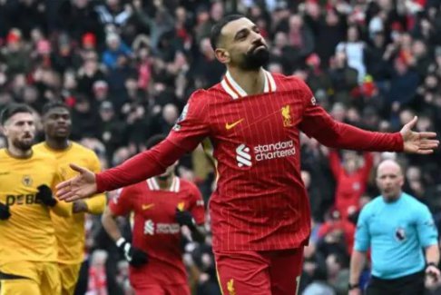 英超聯賽利物浦2比1狼隊