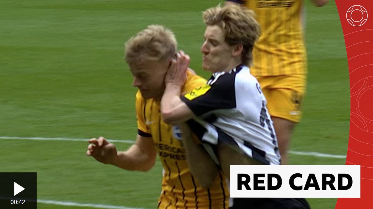 &ldquo;出牌了！&rdquo;戈登因推撞范赫克后腦勺被罰下場