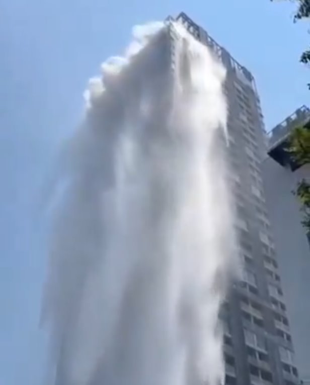 緬甸強震大廈泳池水飛濺