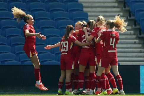 英格蘭女超聯賽布萊頓1-2利物浦