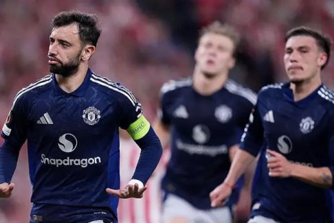 歐足聯歐洲聯賽半決賽畢爾巴鄂競技0-3曼聯