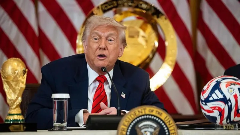 特朗普總統在2026年世界杯特別工作組第一次會議上發表講話