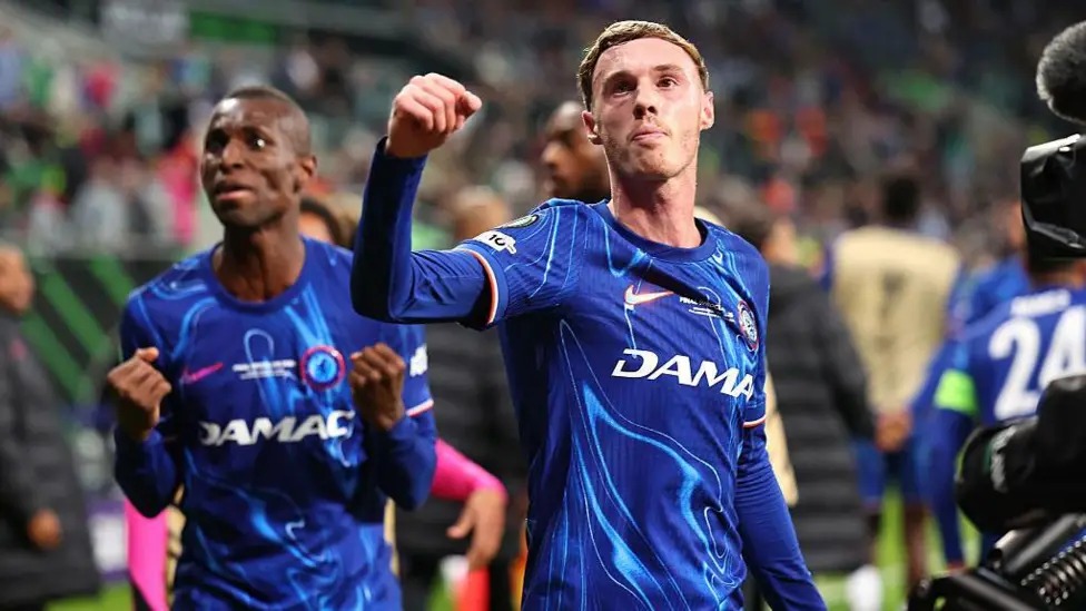 科爾·帕爾默在英格蘭聯賽決賽中助攻切爾西首開??紀錄