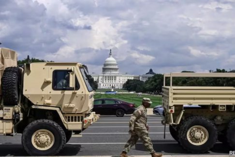 白宮加強警力部署 華盛頓數十人被捕