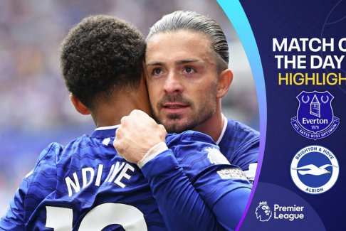 英超聯賽埃弗頓2-0布萊頓