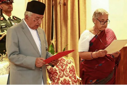 中國祝賀蘇希拉·卡爾基出任尼泊爾臨時總理