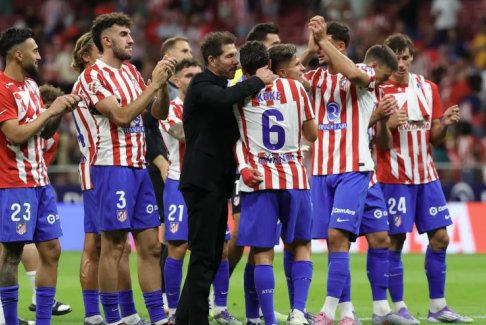 馬德里競技2-0比利亞雷亞爾奪得西甲首勝