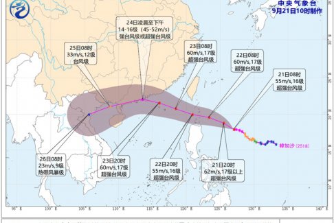 超強(qiáng)臺風(fēng)“樺加沙”將登陸廣東