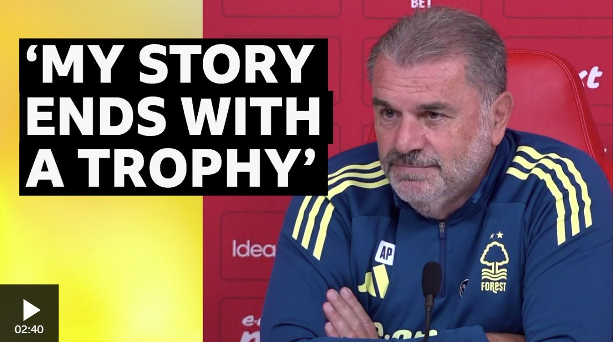 “如果你給我時間,故事總會以我和一座獎杯結束”——諾丁漢森林隊主教練安格·波斯特科格魯