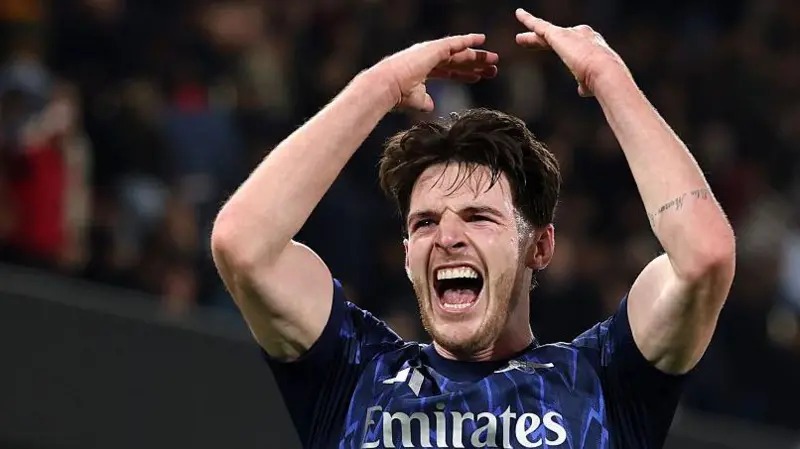 德克蘭·賴斯于2023年以1.05億英鎊的價格從西漢姆聯隊轉會至阿森納