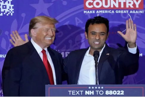 特朗普力挺維韋克·拉馬斯瓦米競選俄亥俄州州長