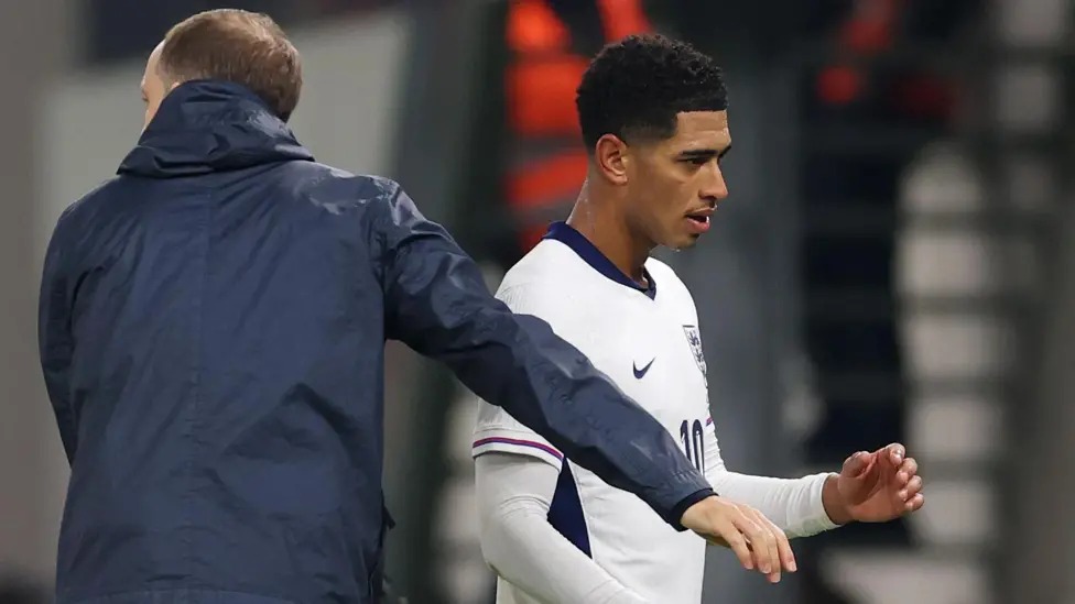 這是裘德&middot;貝林厄姆自六月以來首次代表國家隊首發(fā)。