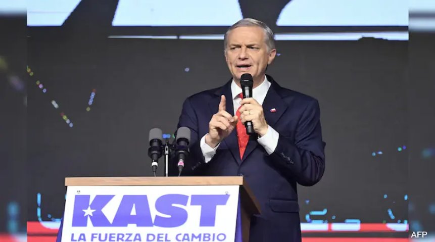 在周日舉行的總統選舉首輪投票中，卡斯特的得票率僅次于領先的左翼候選人珍妮特&middot;哈拉。