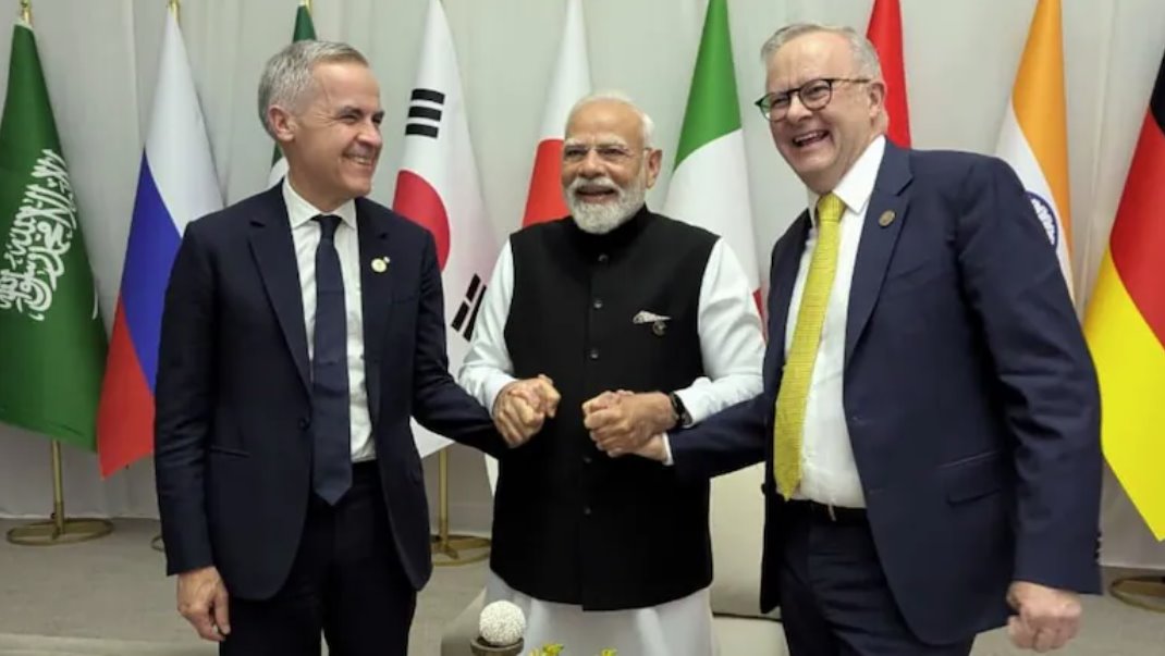 莫迪宣布與澳大利亞和加拿大建立新的三邊伙伴關系