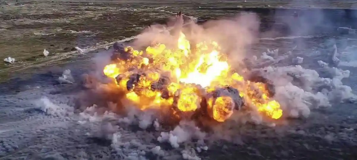 俄羅斯洲際彈道導彈爆炸