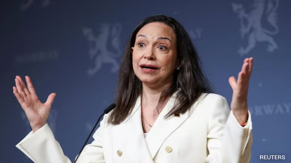 馬查多當時正試圖抵達奧斯陸領取她的諾貝爾和平獎