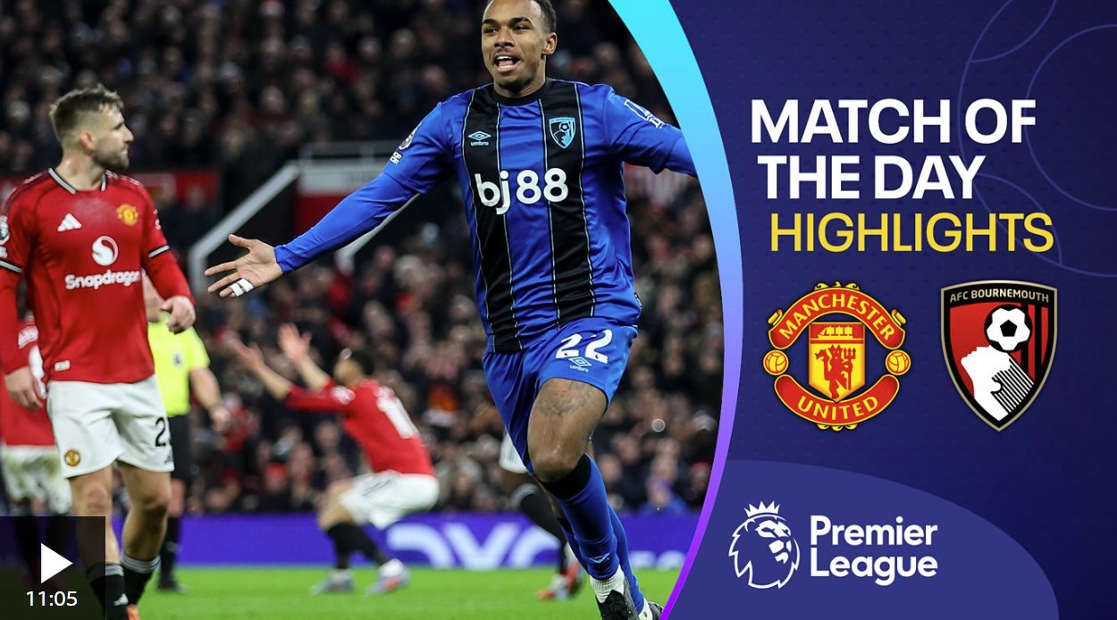 曼聯4-4伯恩茅斯